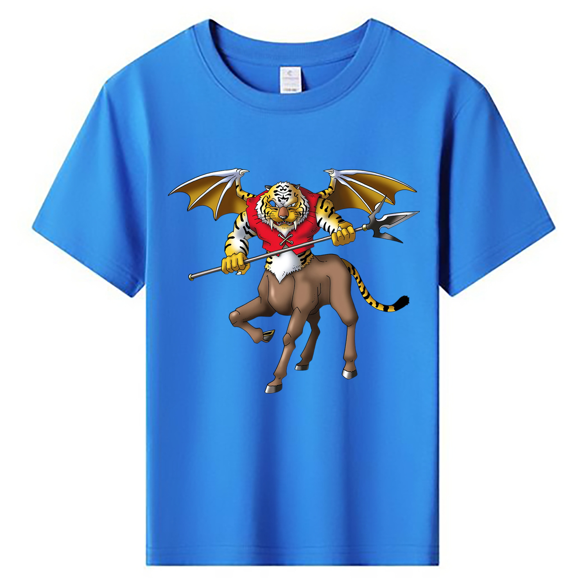 （画像用） ドラゴンクエスト Doragon Kuesuto Dragon Quest 綿100％キッズTシャツ（フロントプリント）